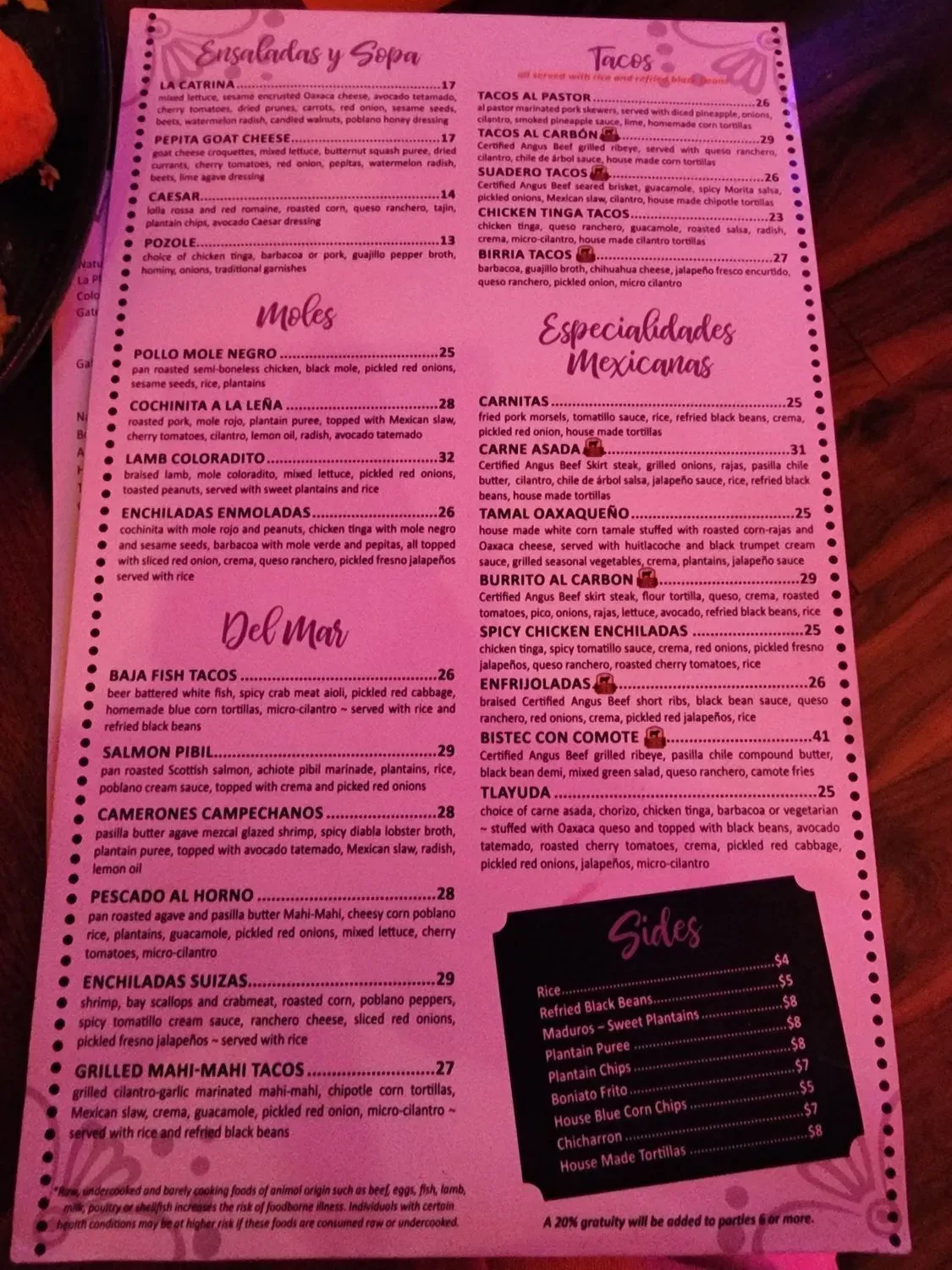 Menu 3