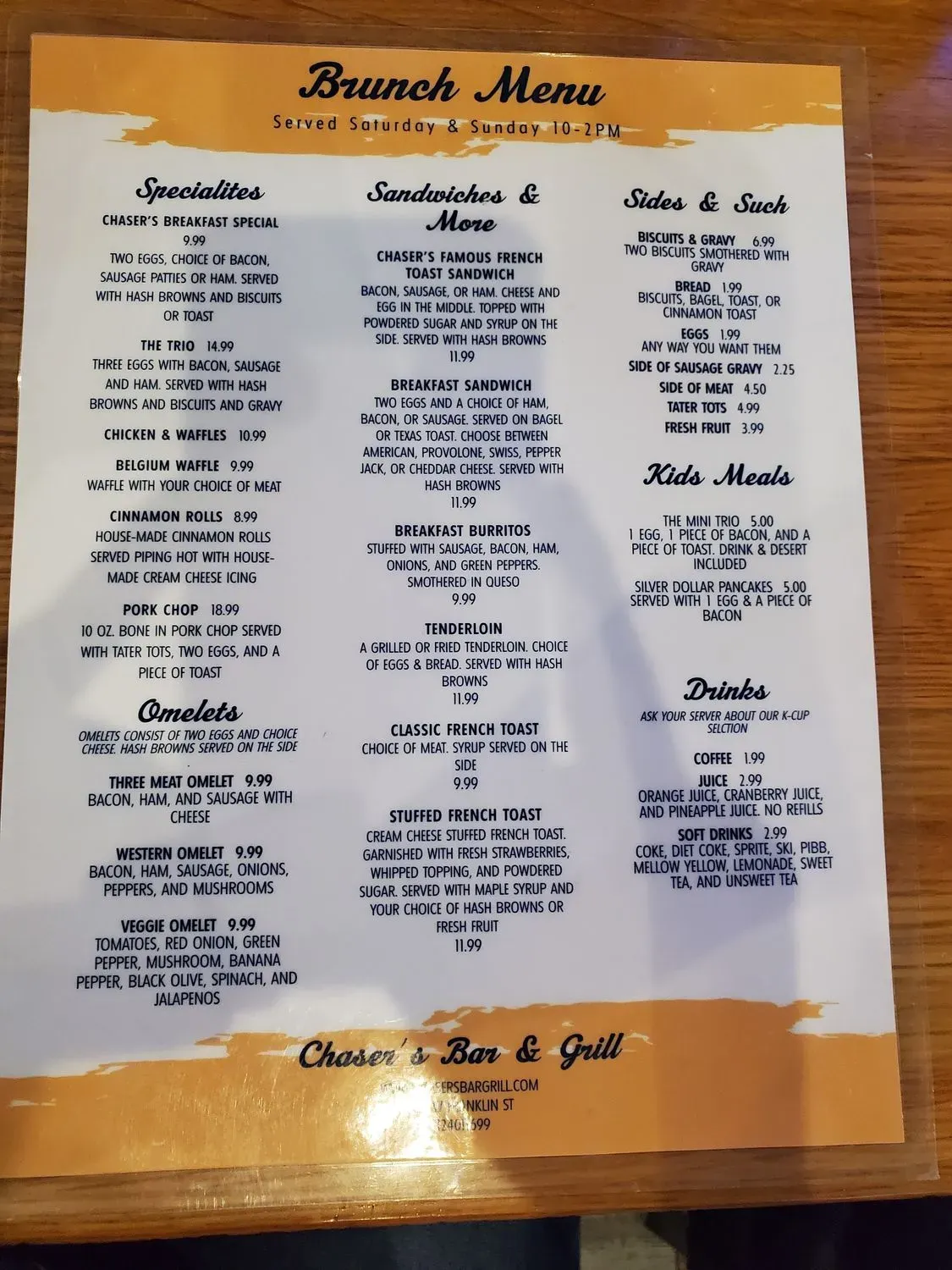 Menu 6