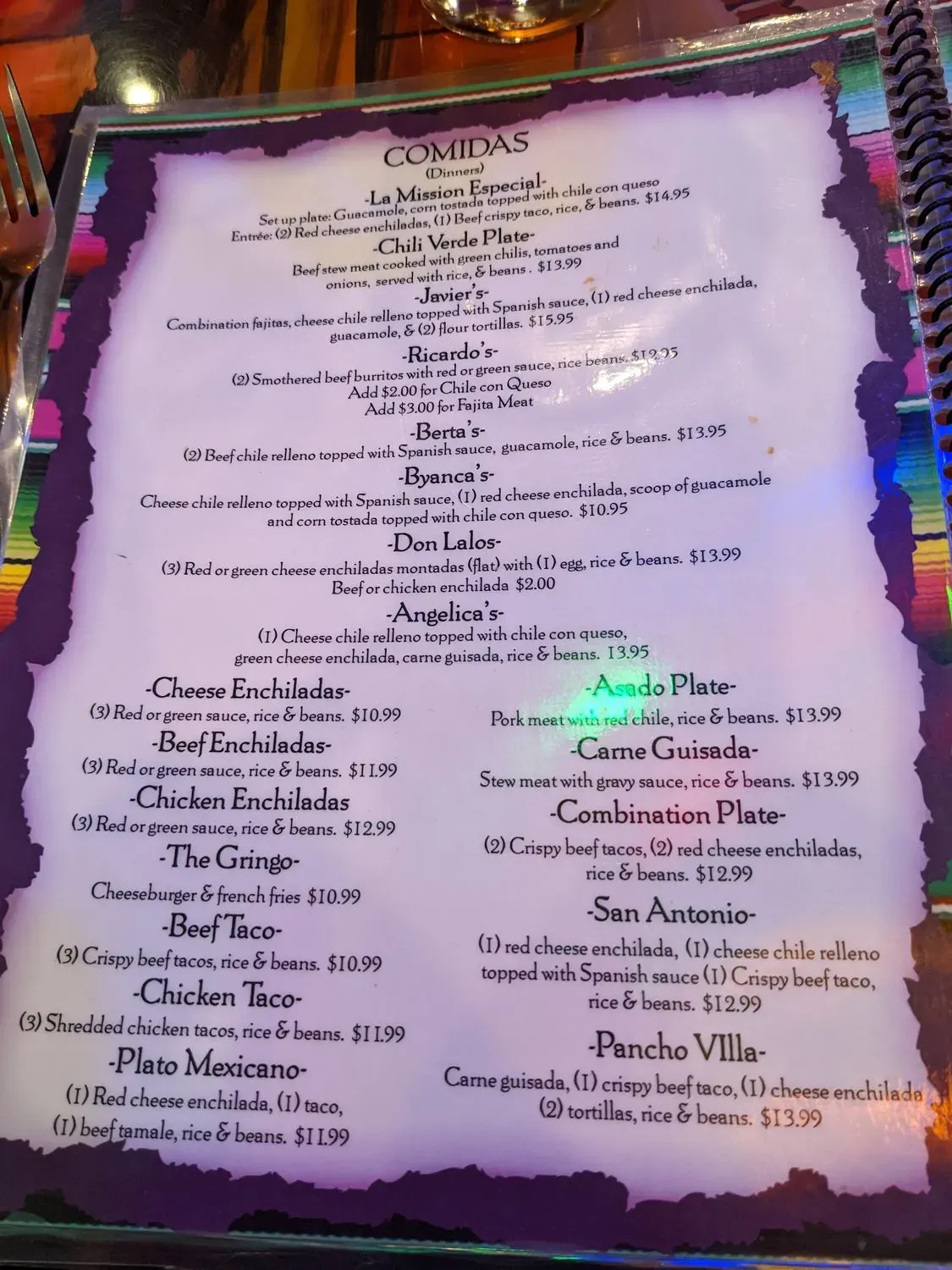 Menu 2