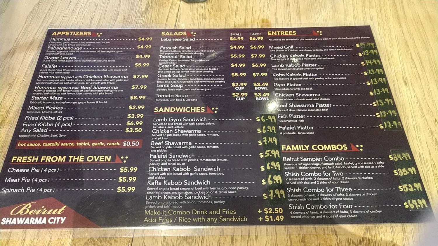 Menu 4