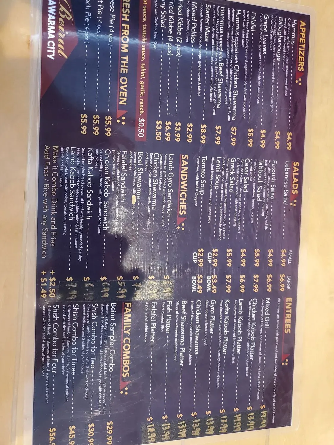 Menu 2