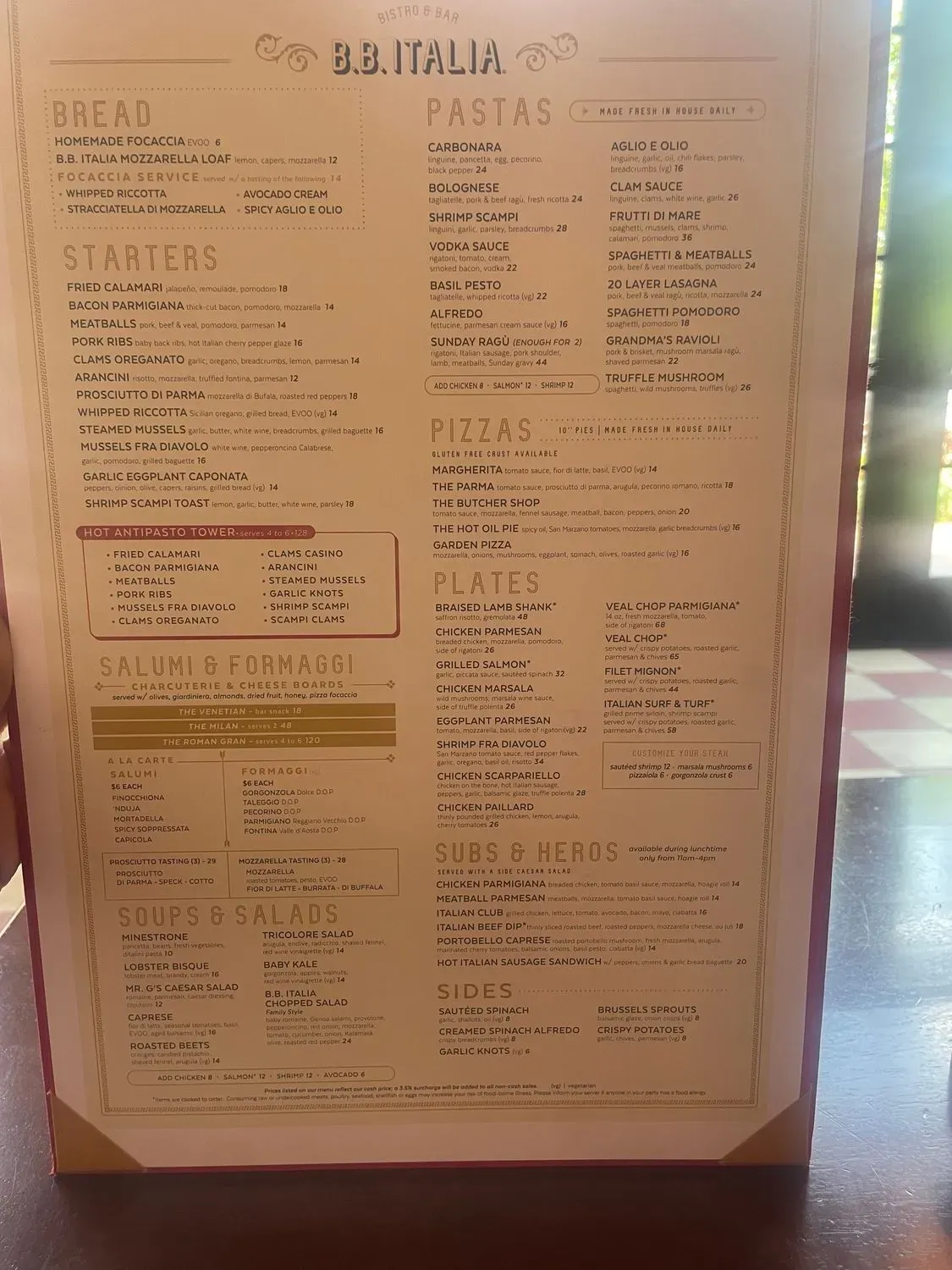 Menu 4