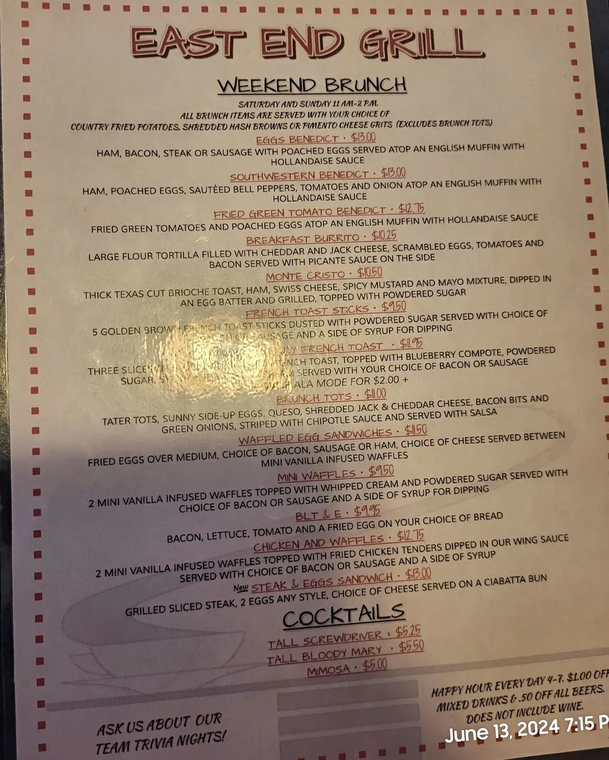 Menu 5