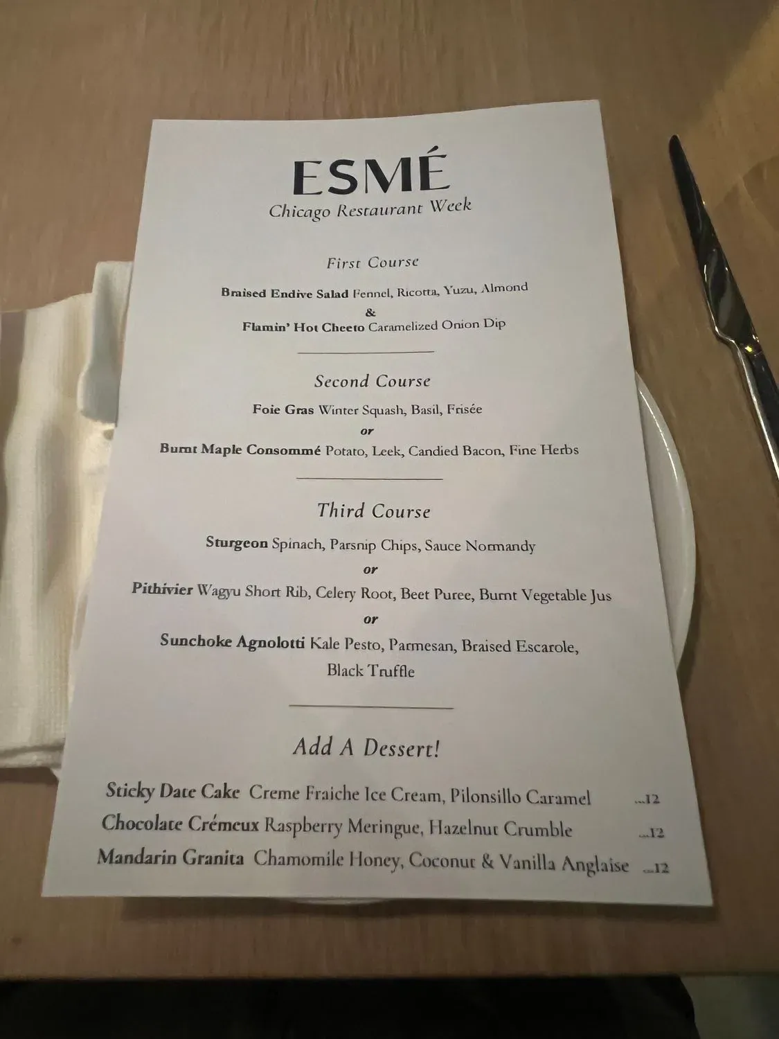 Menu 6