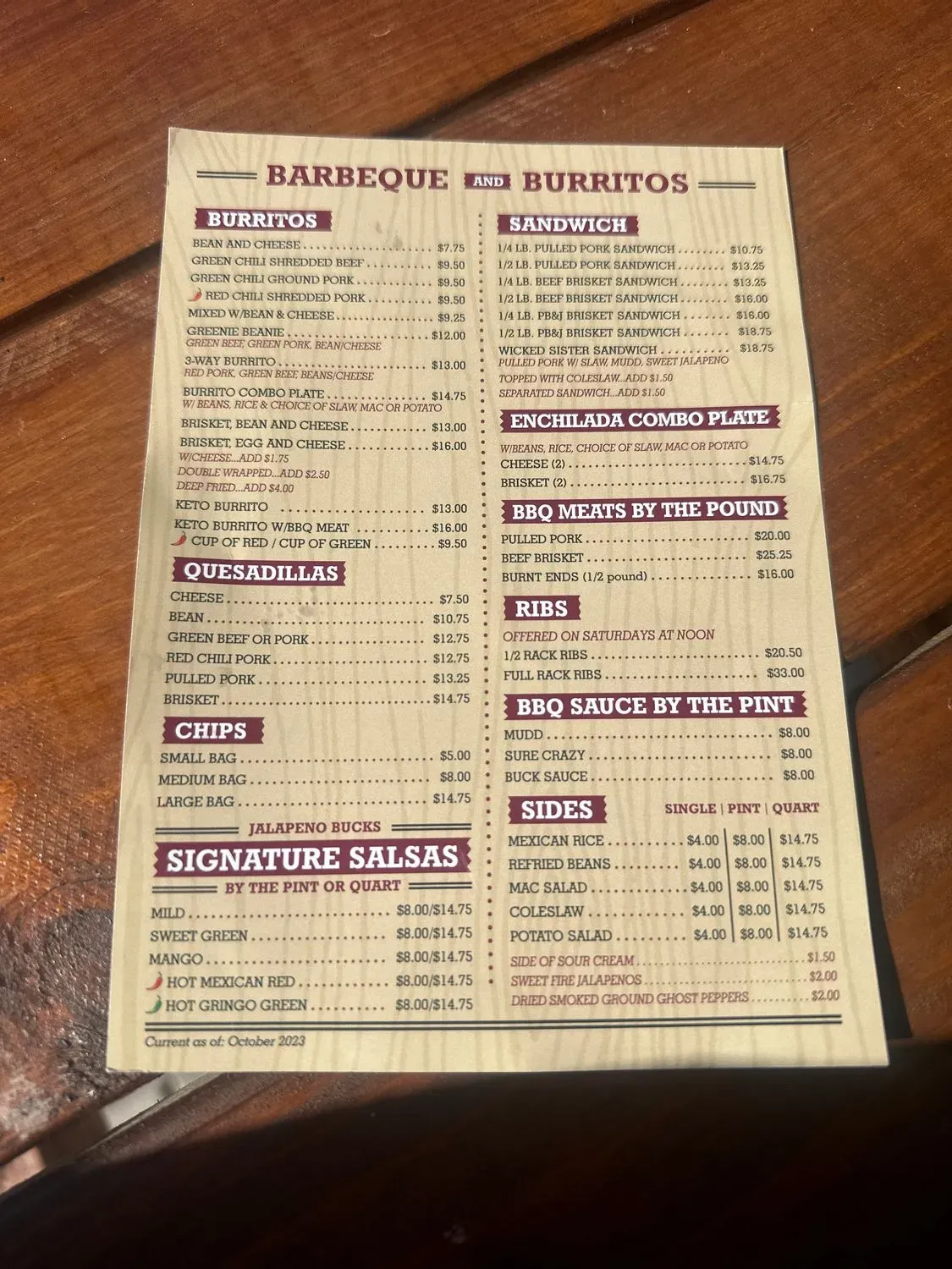 Menu 4