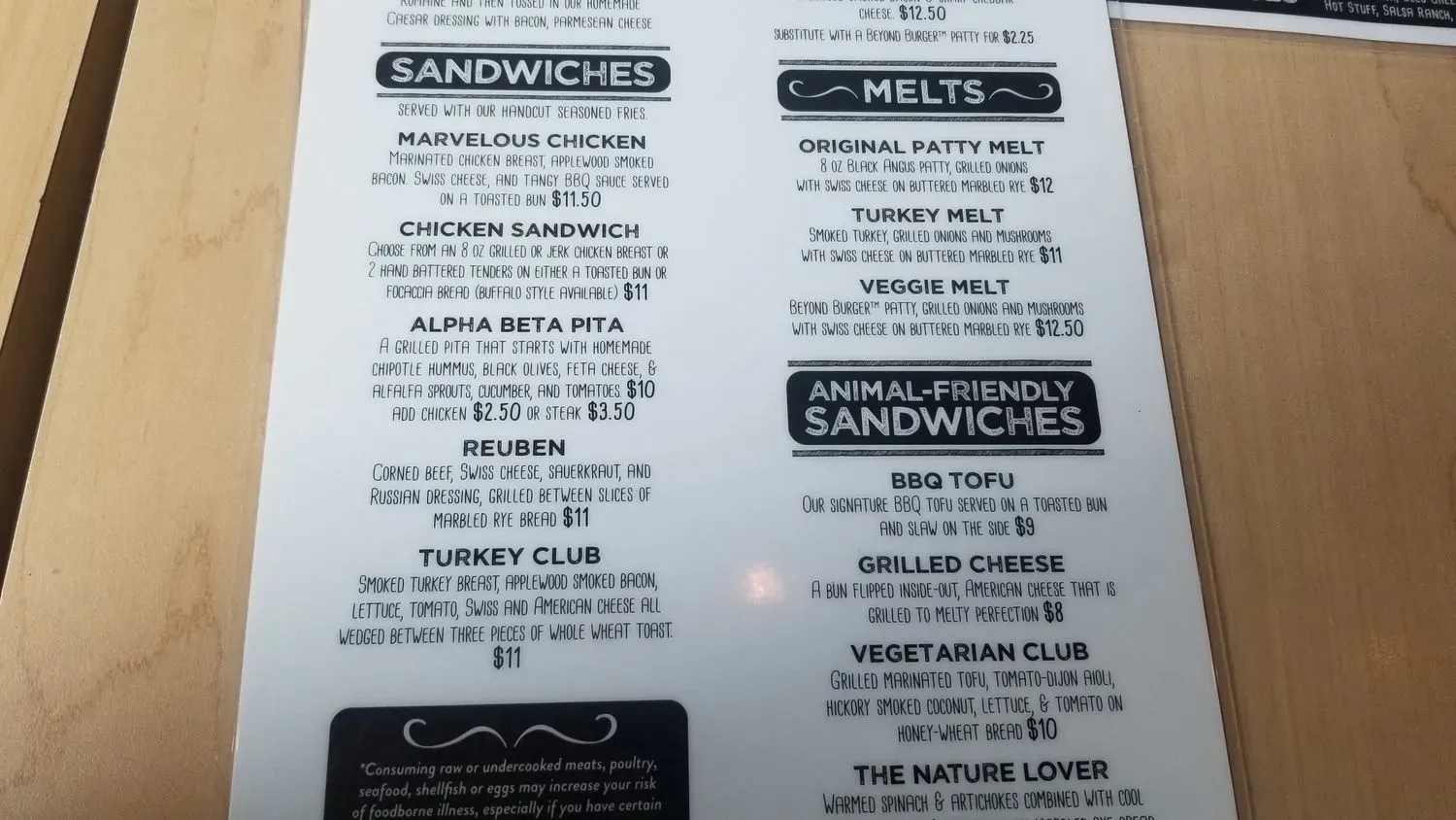 Menu 5