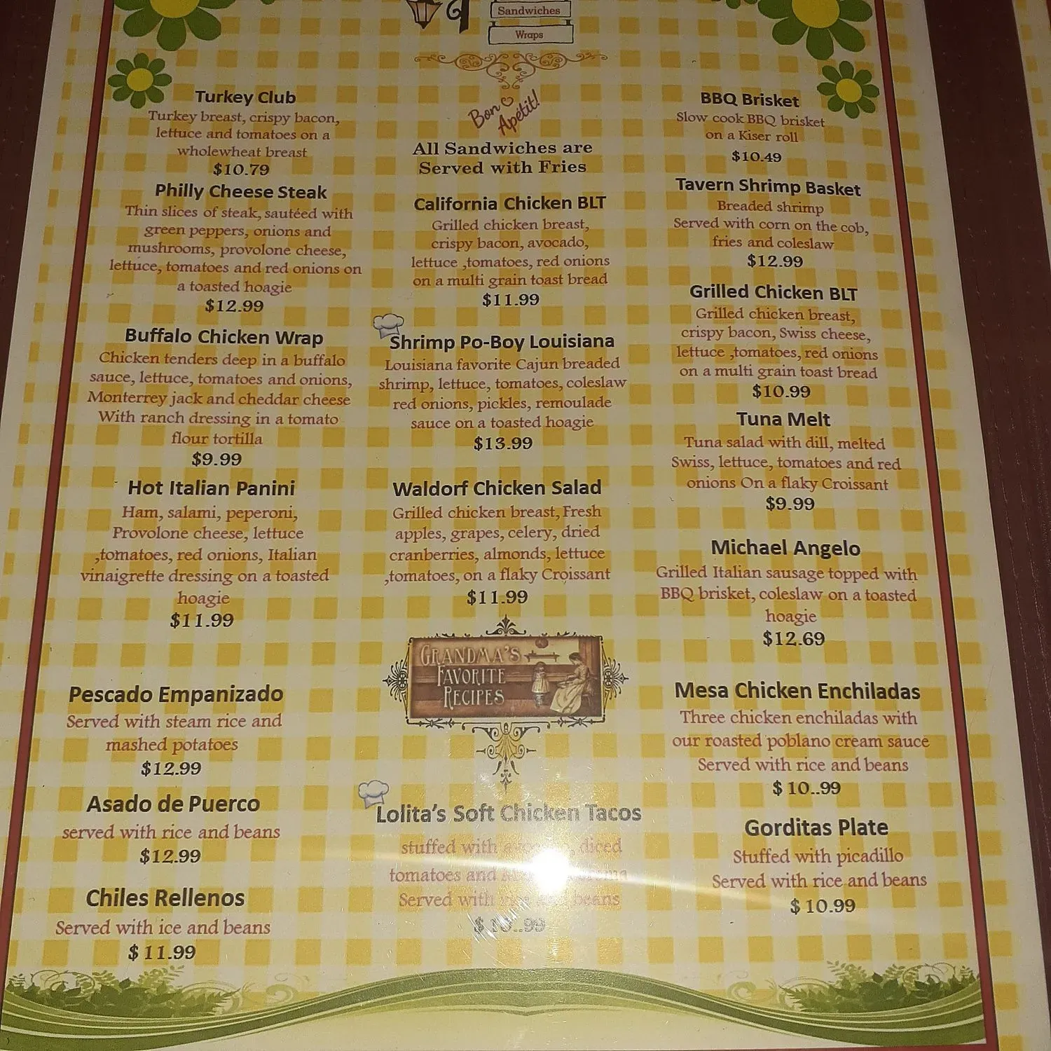 Menu 2