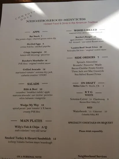 Menu 5