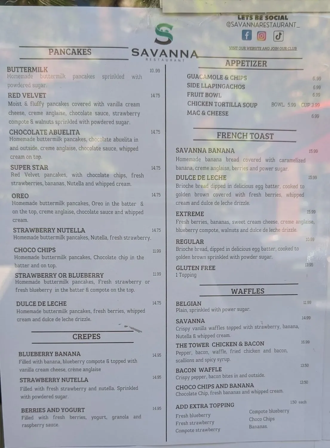 Menu 5