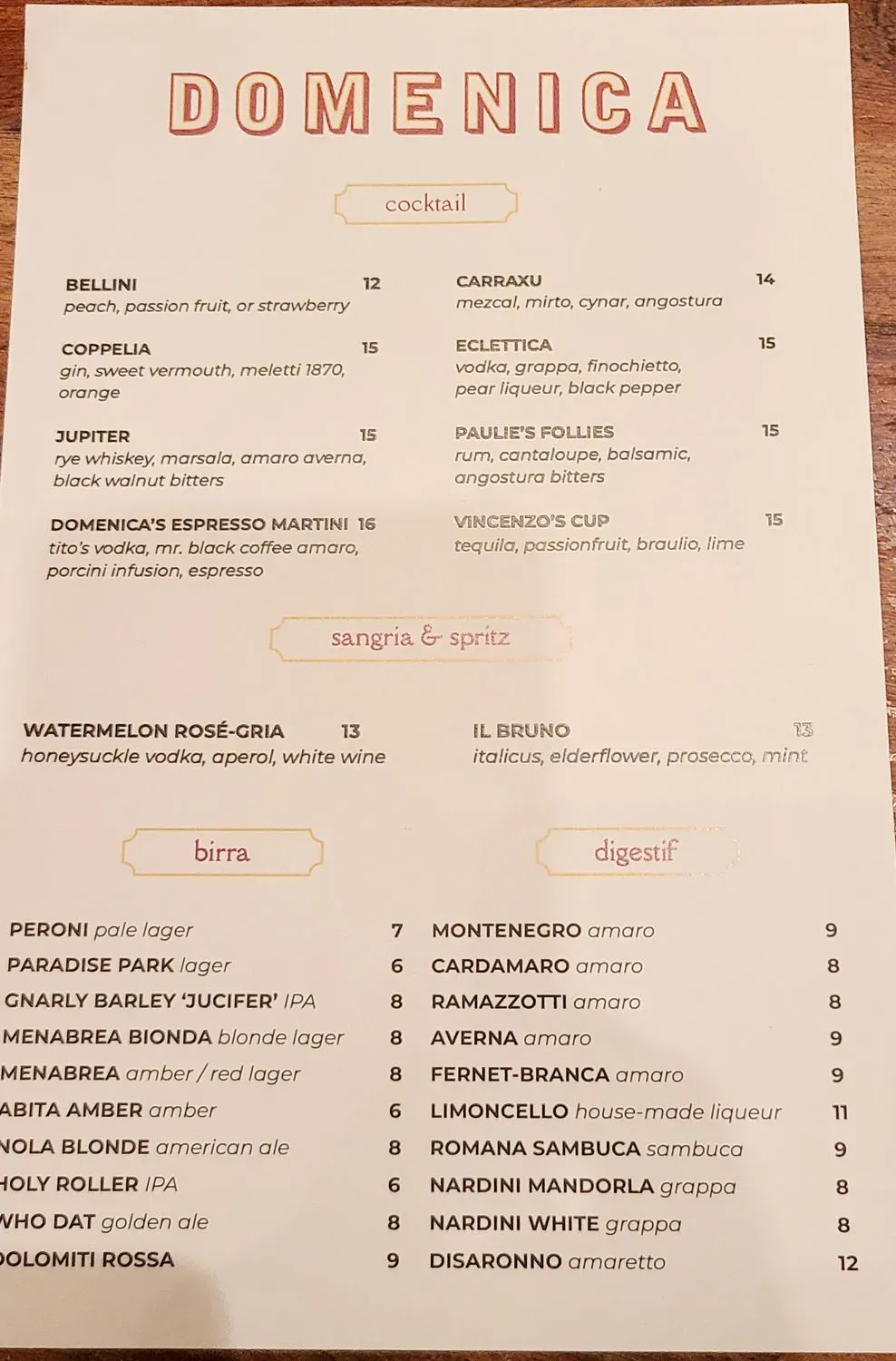 Menu 3