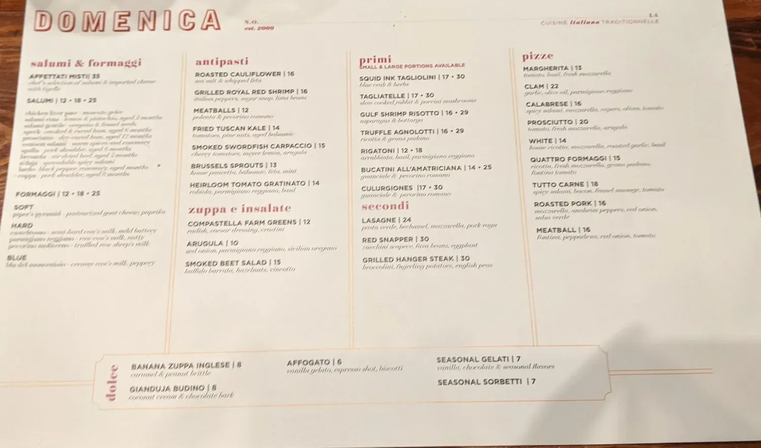 Menu 2