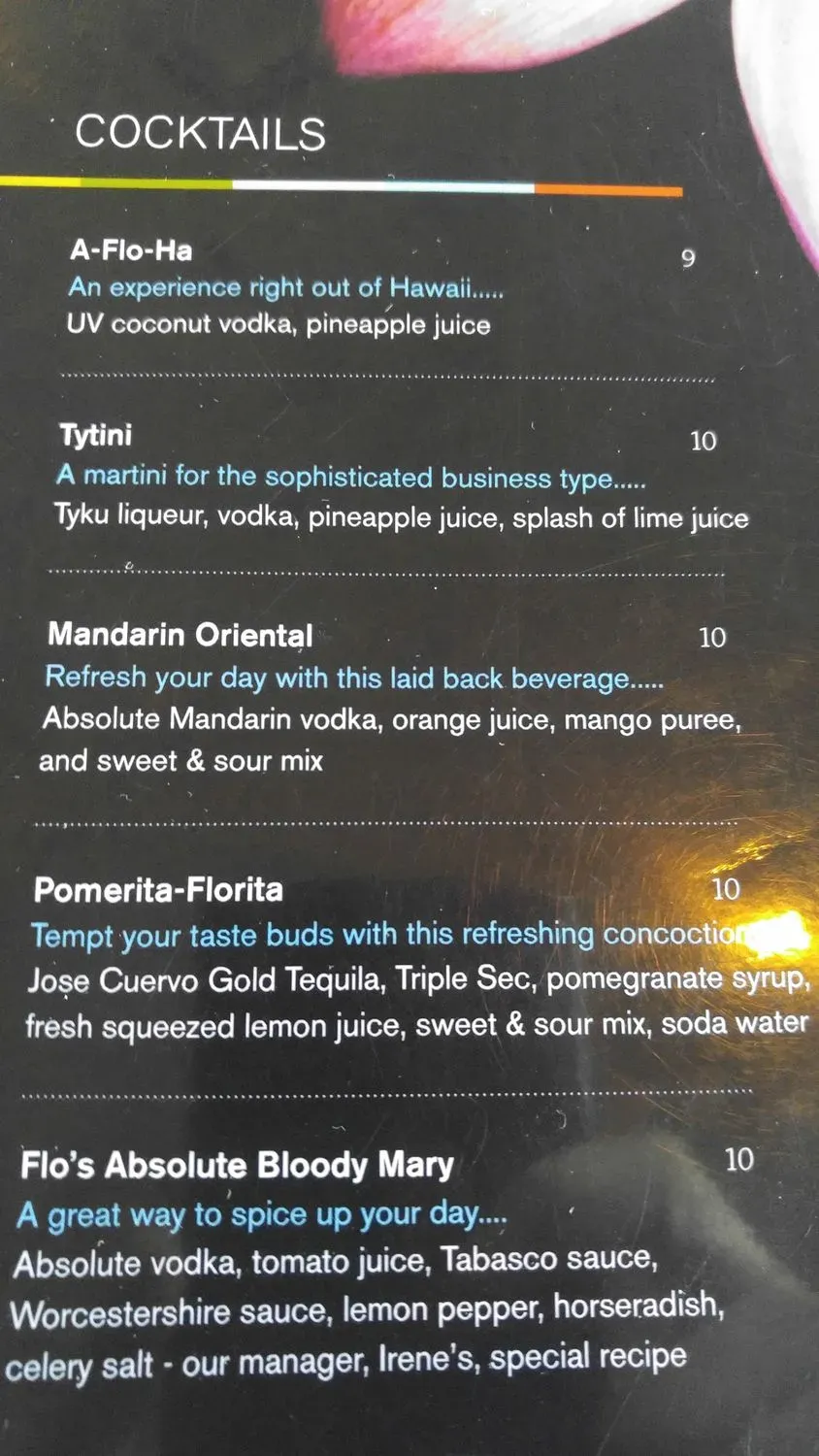 Menu 4