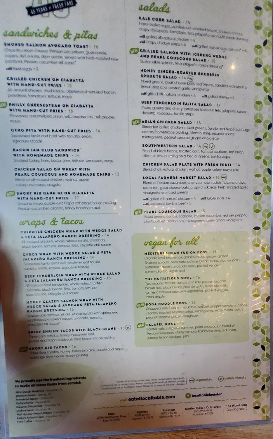 Menu 2