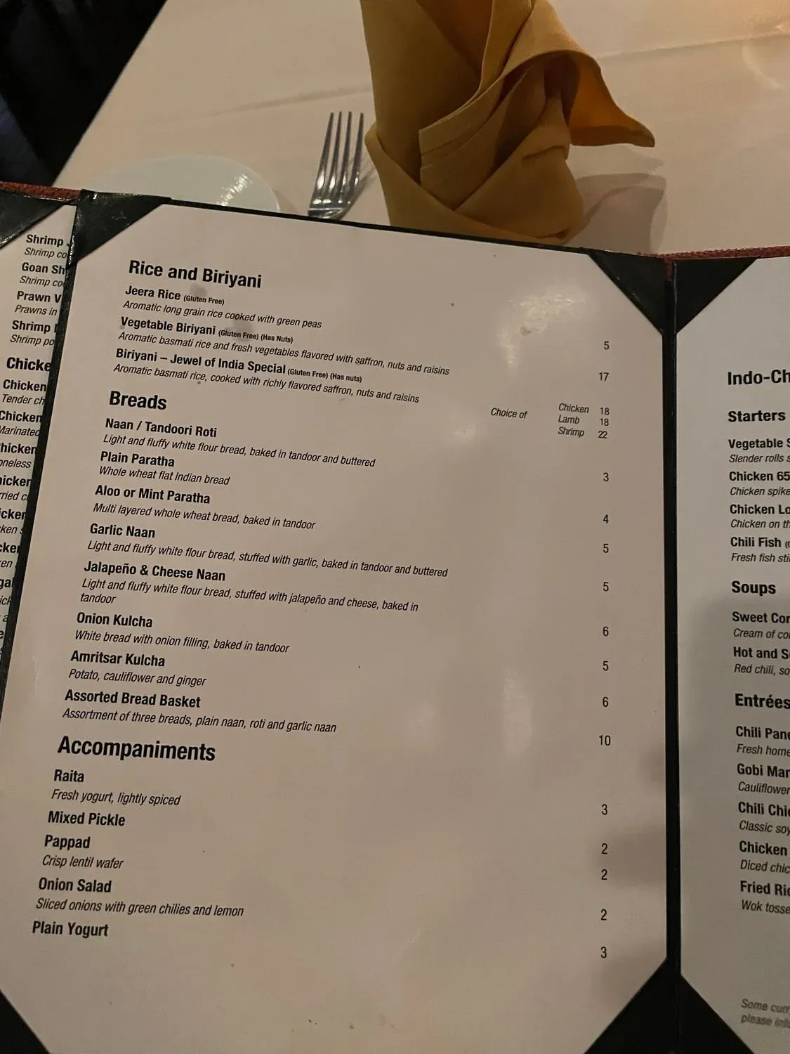 Menu 3