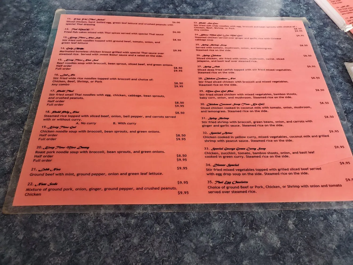 Menu 6