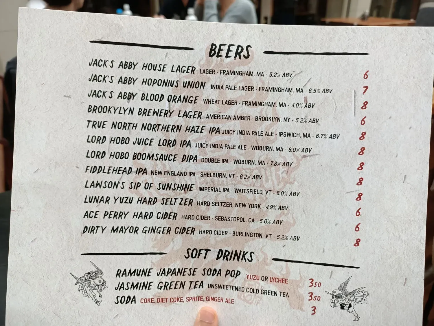 Menu 5