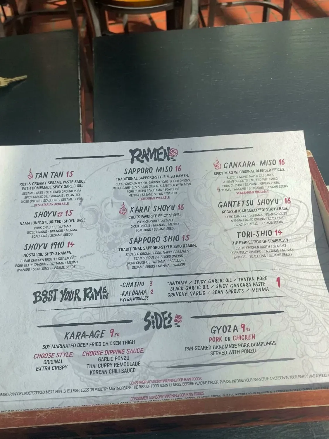 Menu 6