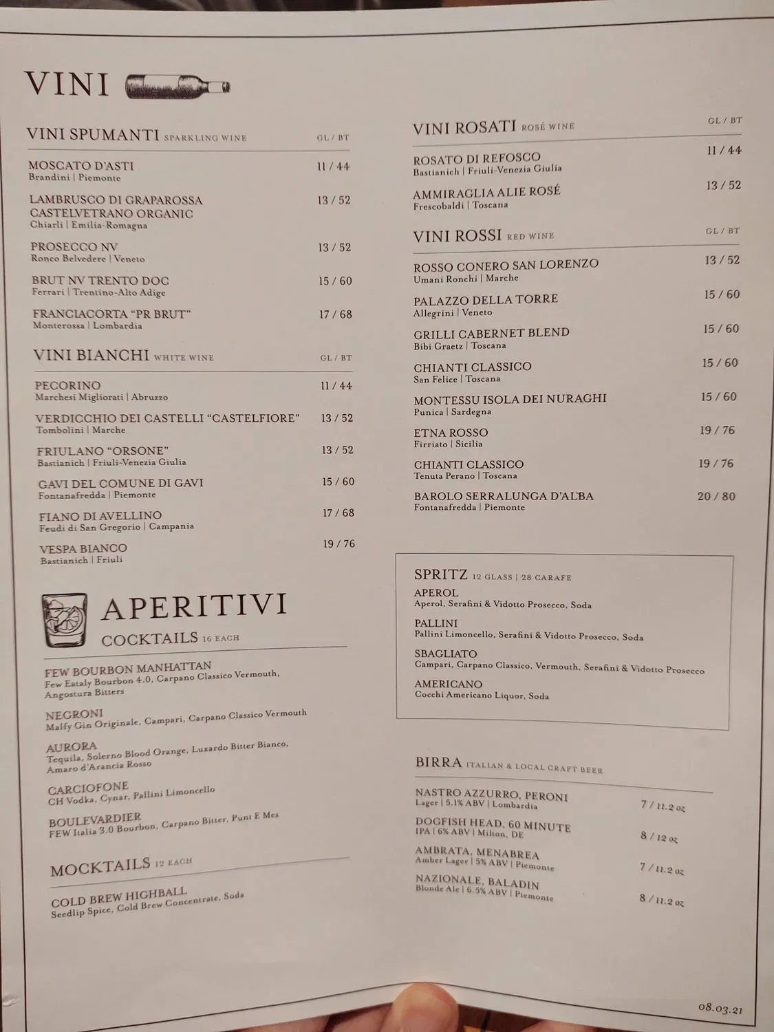 Menu 4