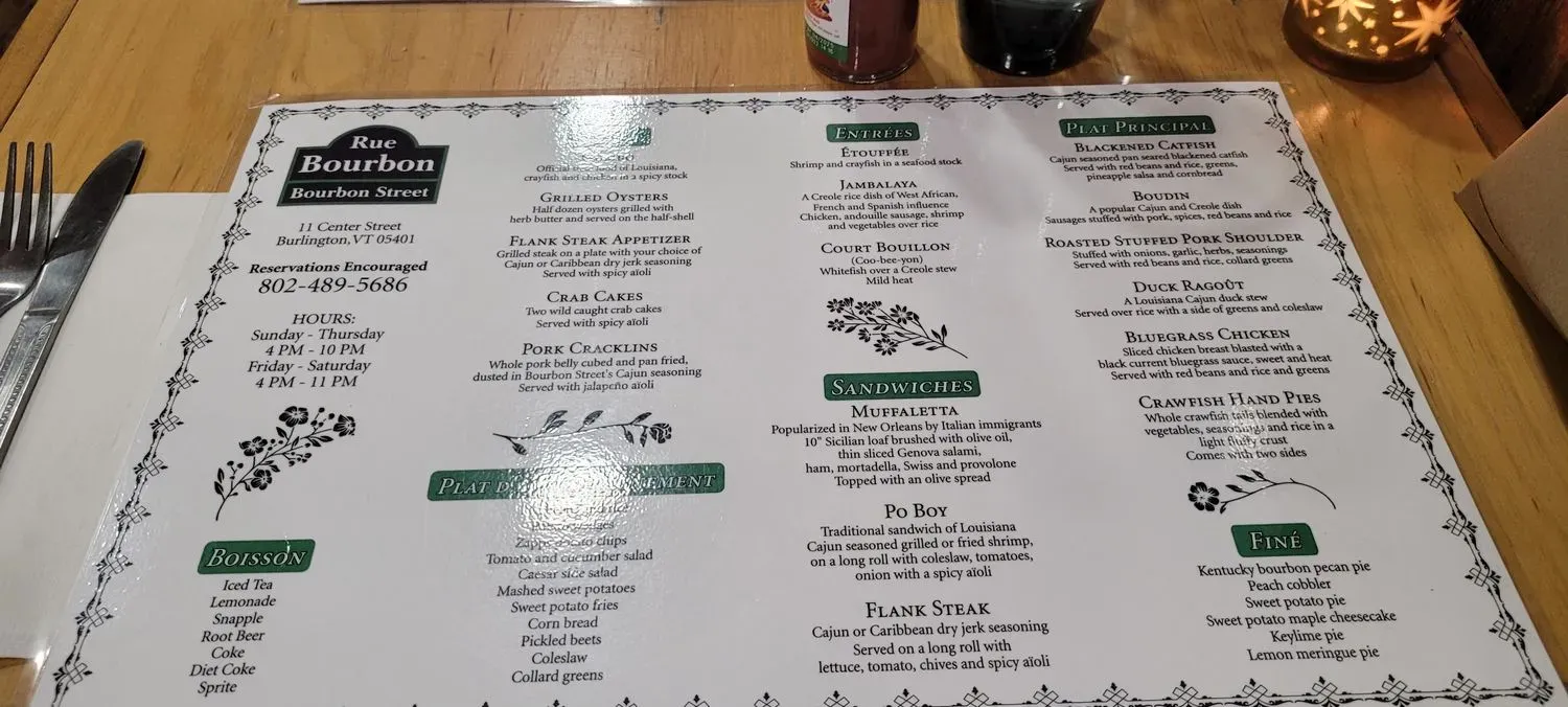 Menu 4