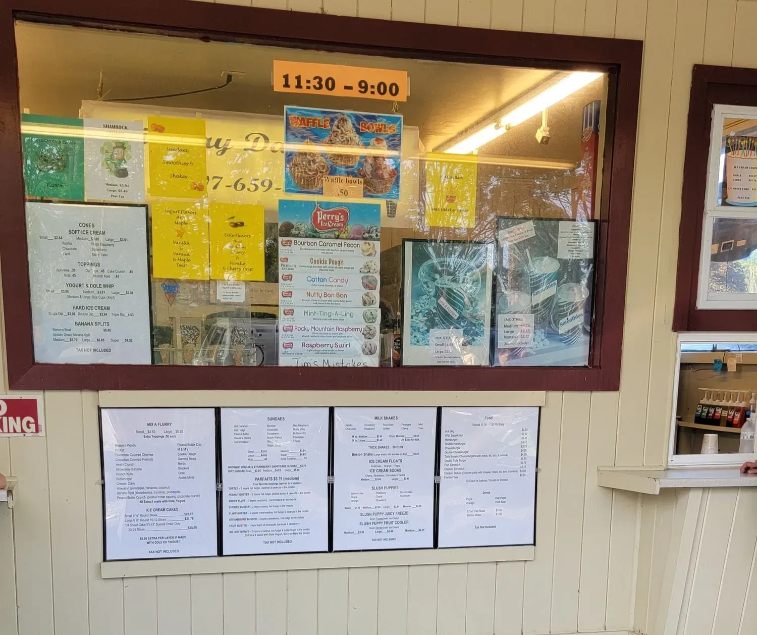 Hi Way Dairy Bar Menu - Updated November 2025