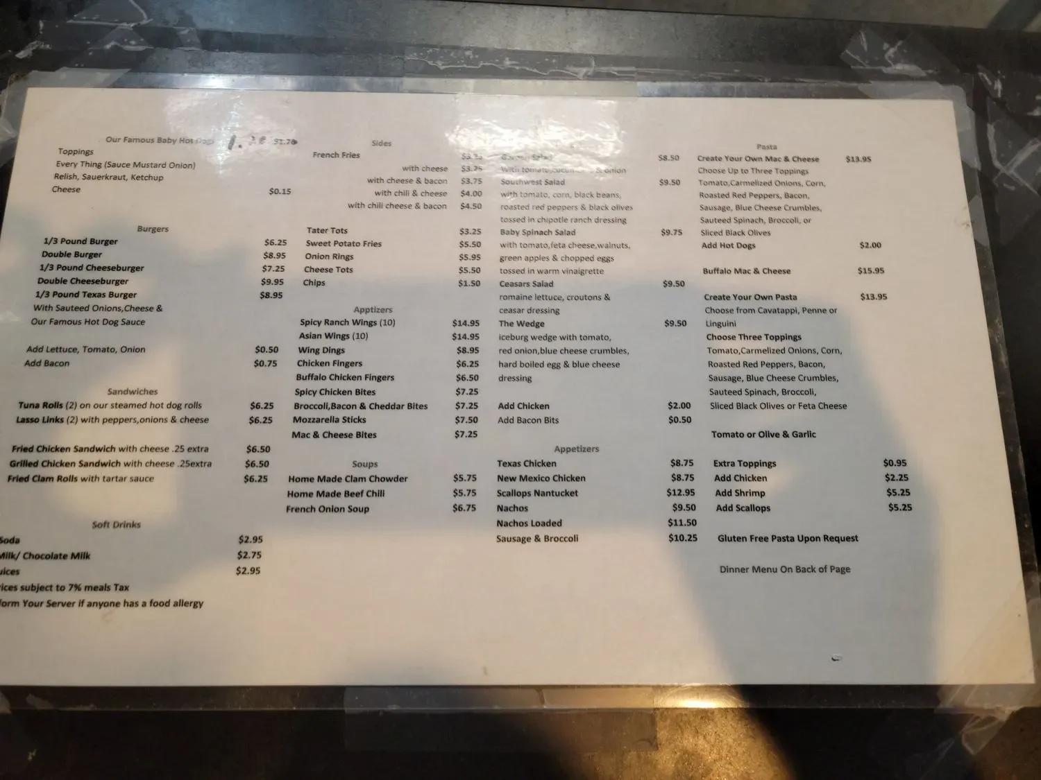 Menu 5