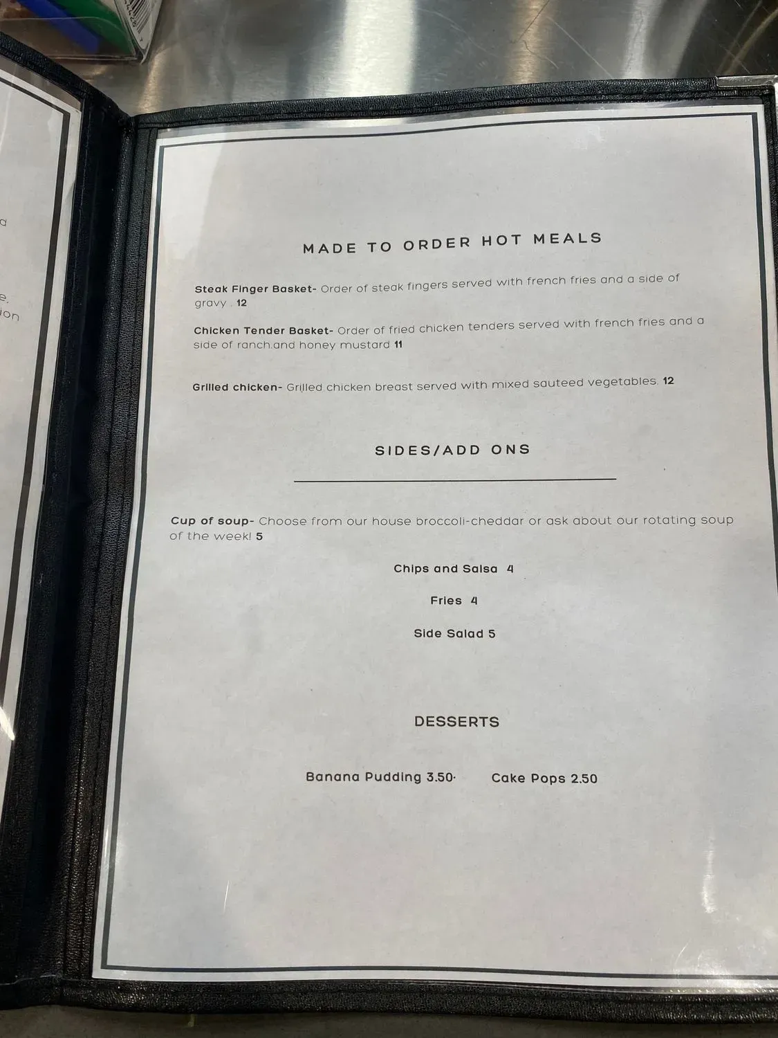 Menu 4