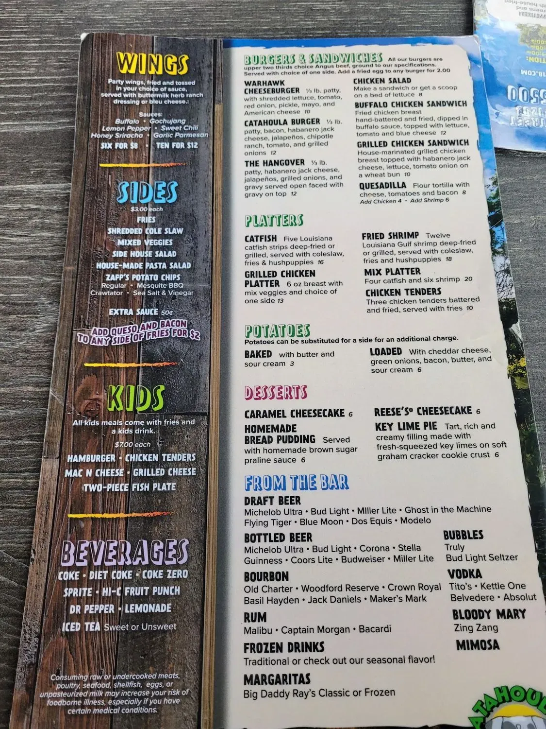 Menu 6