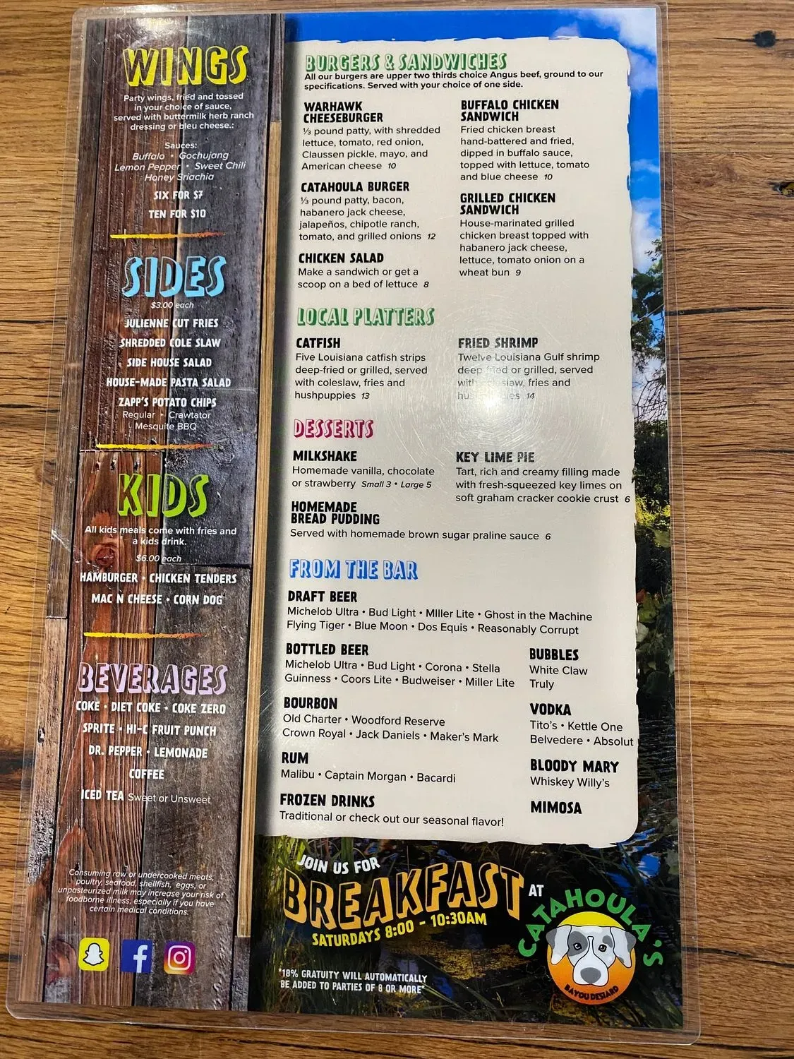 Menu 3