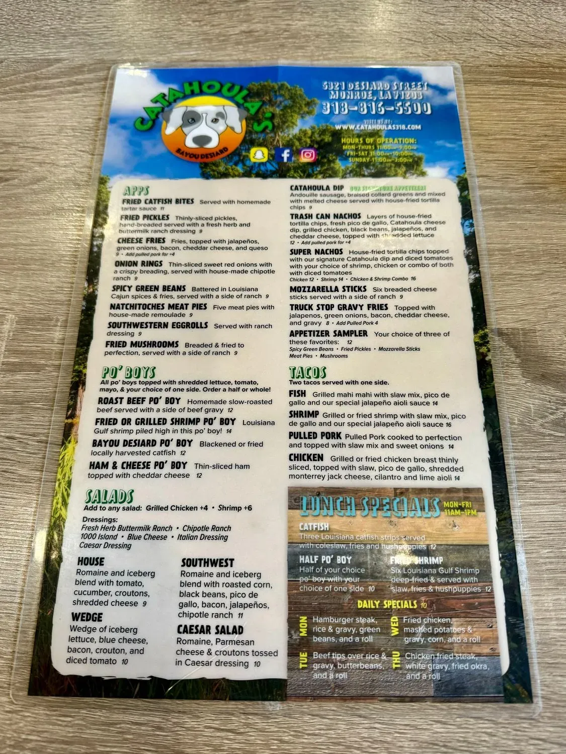 Menu 5