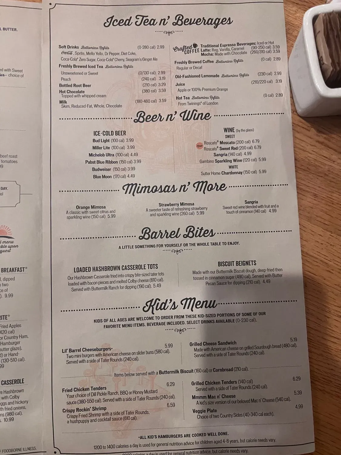 Menu 6