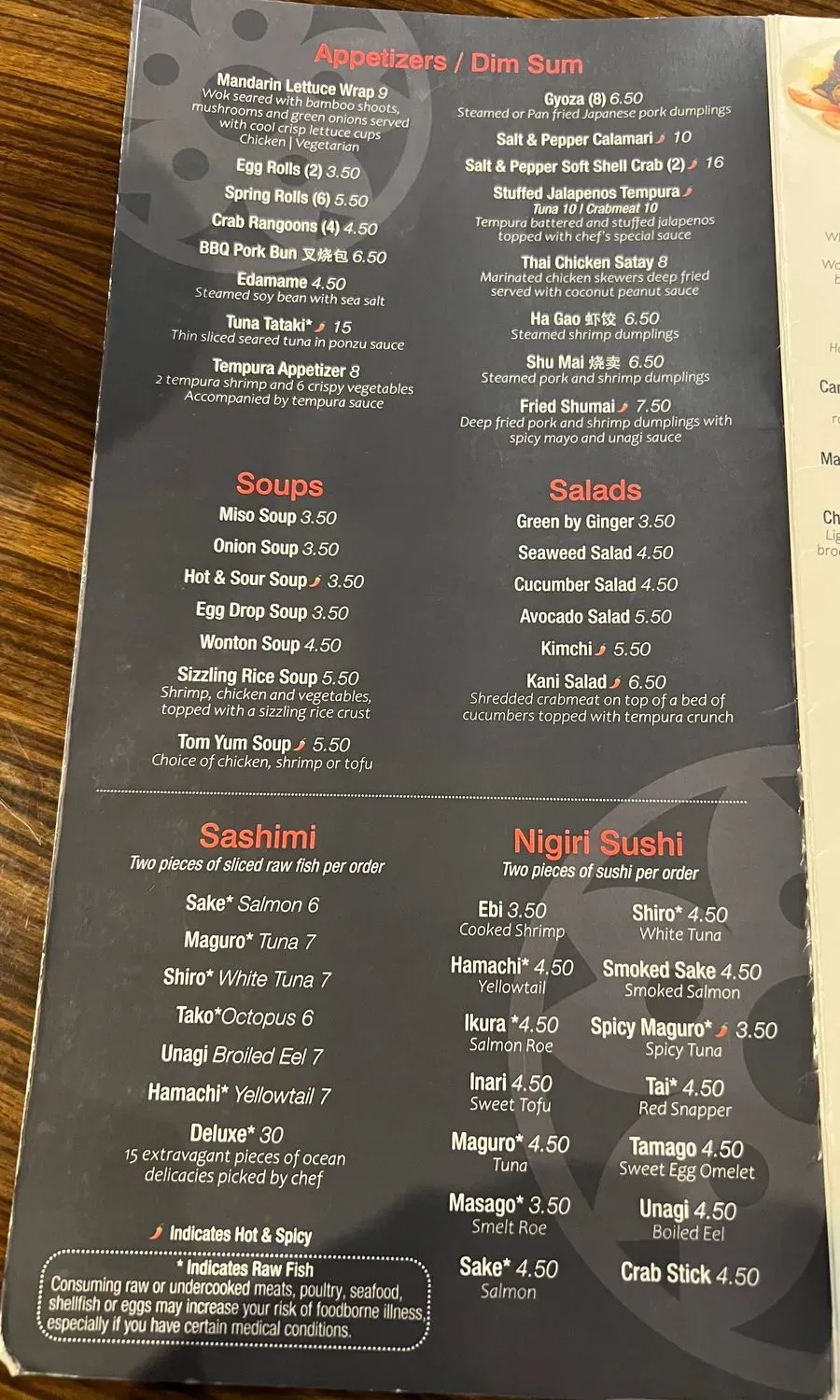 Menu 4