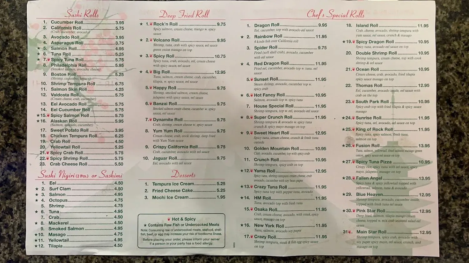 Menu 4