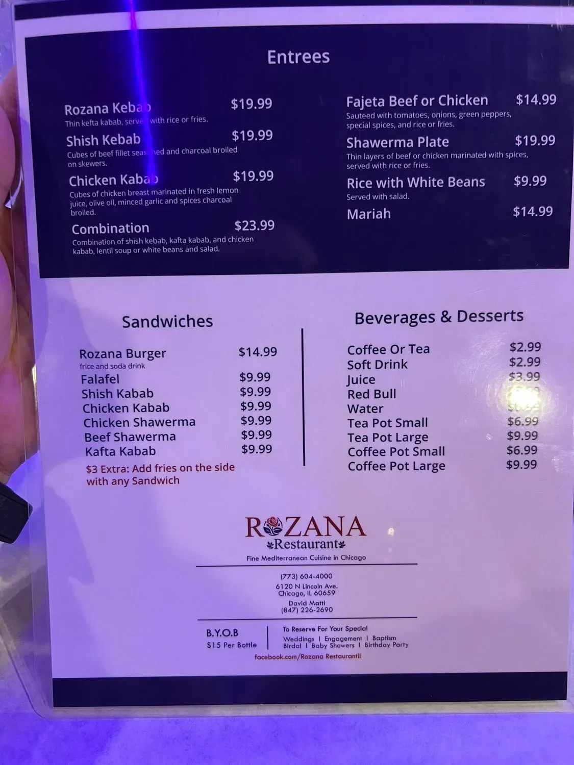 Menu 3