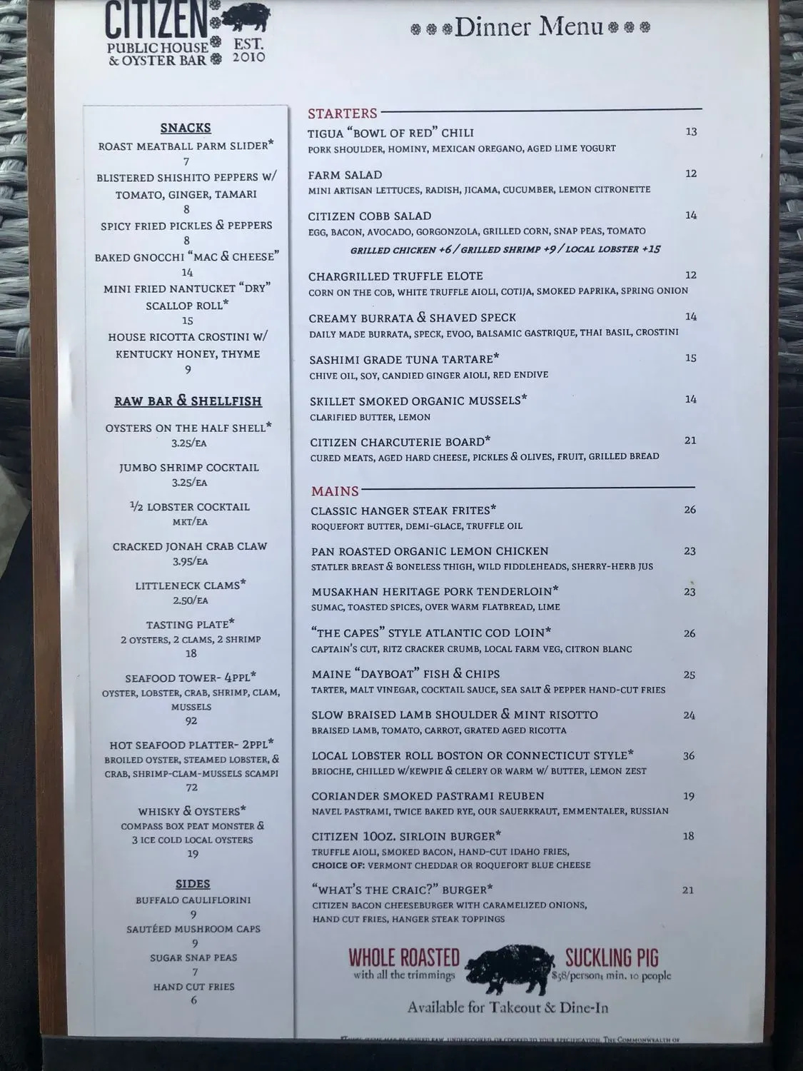 Menu 6