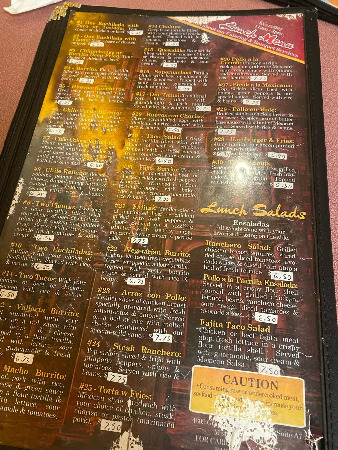 Menu 4