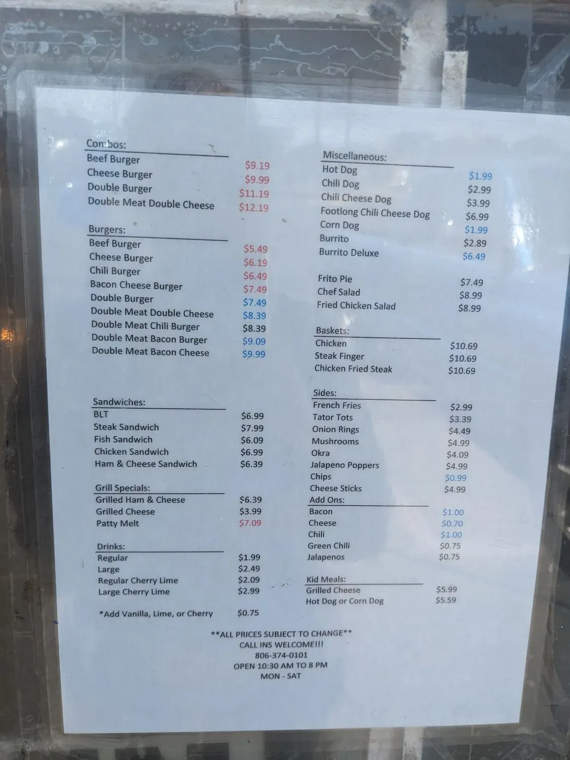 Menu 3