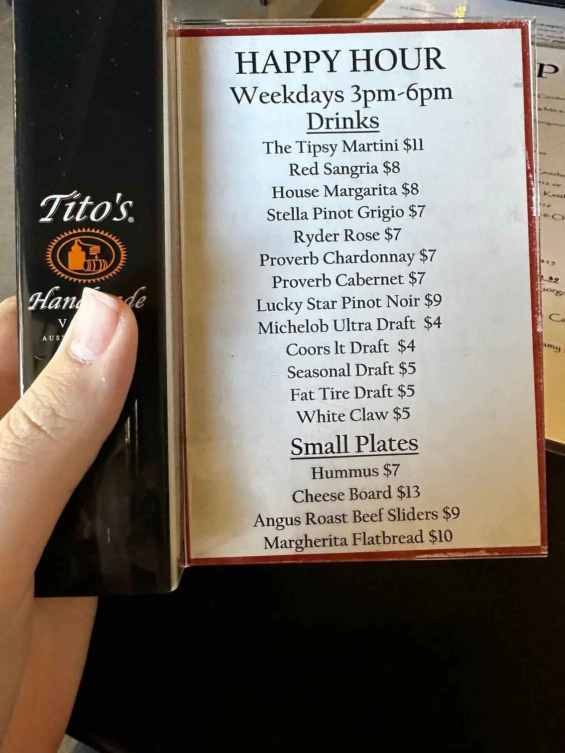 Menu 5