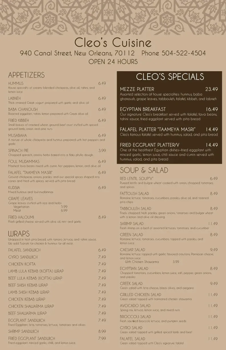 Menu 6