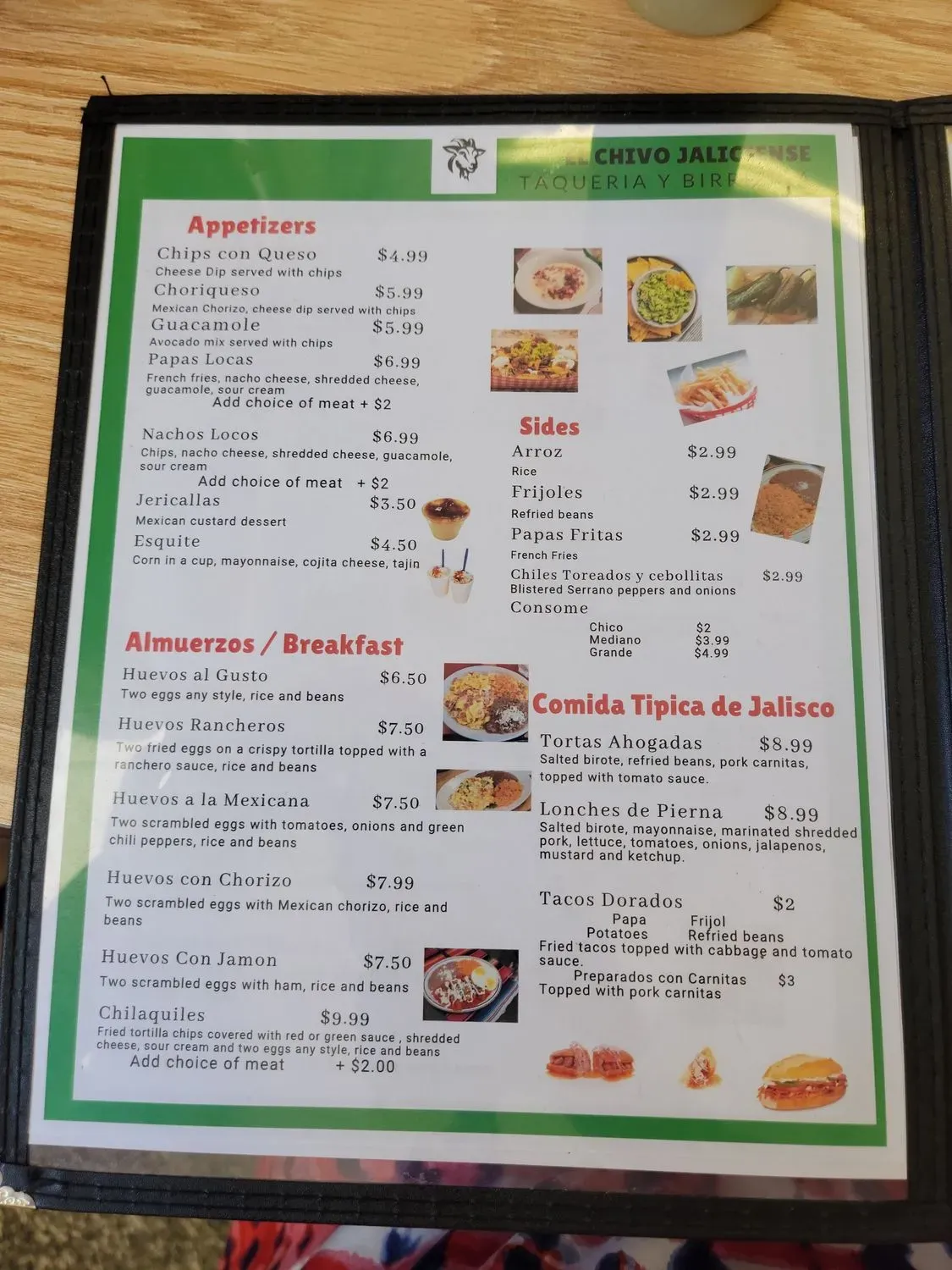 Menu 4