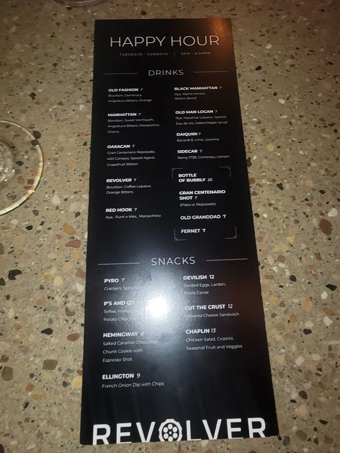 Menu 5