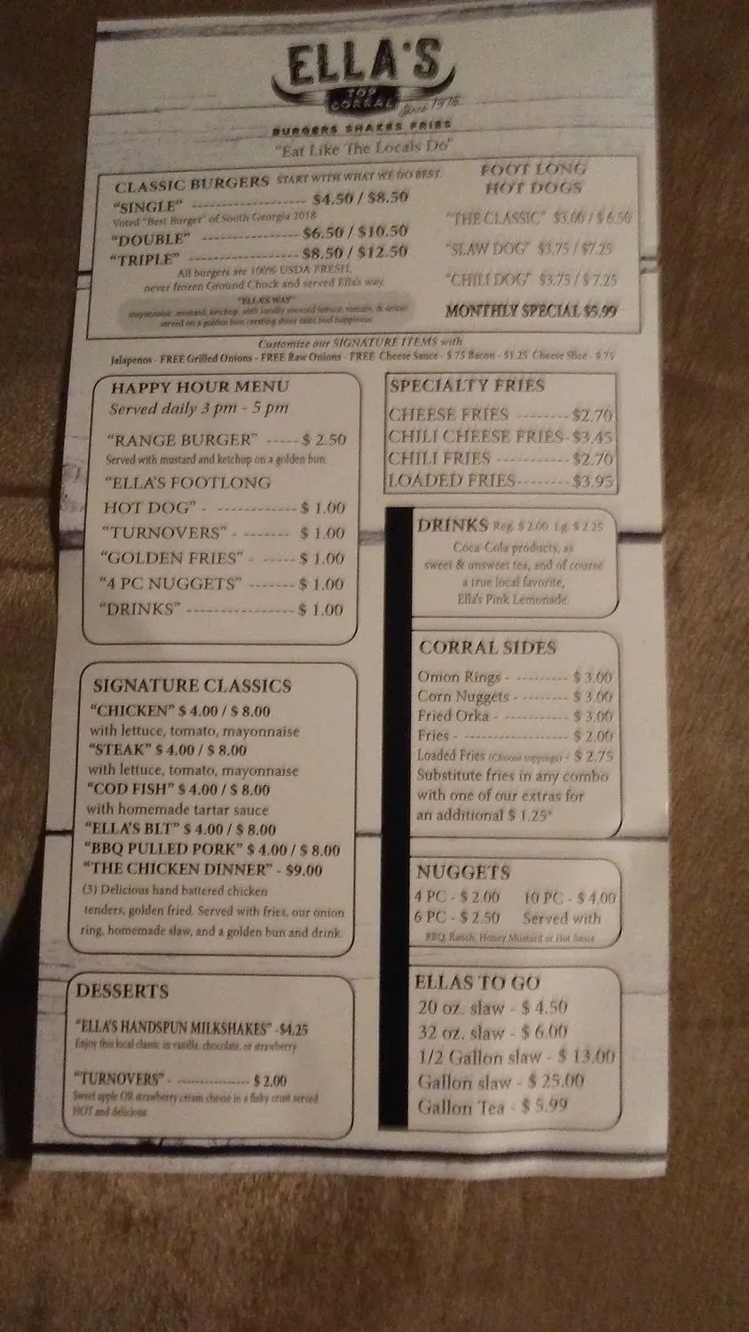 Menu 6