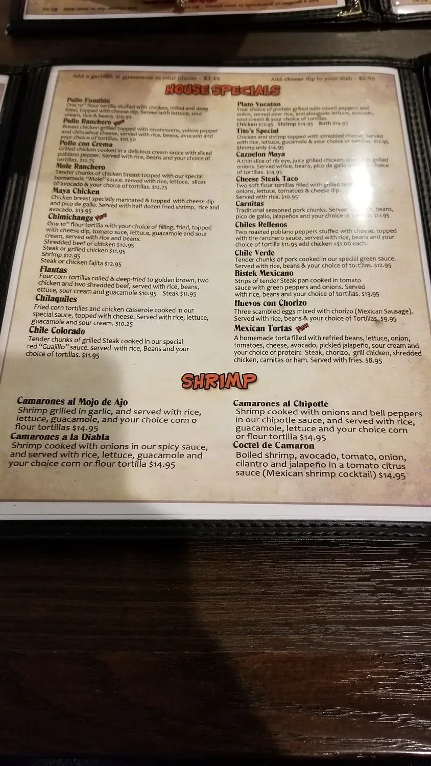 Menu 4