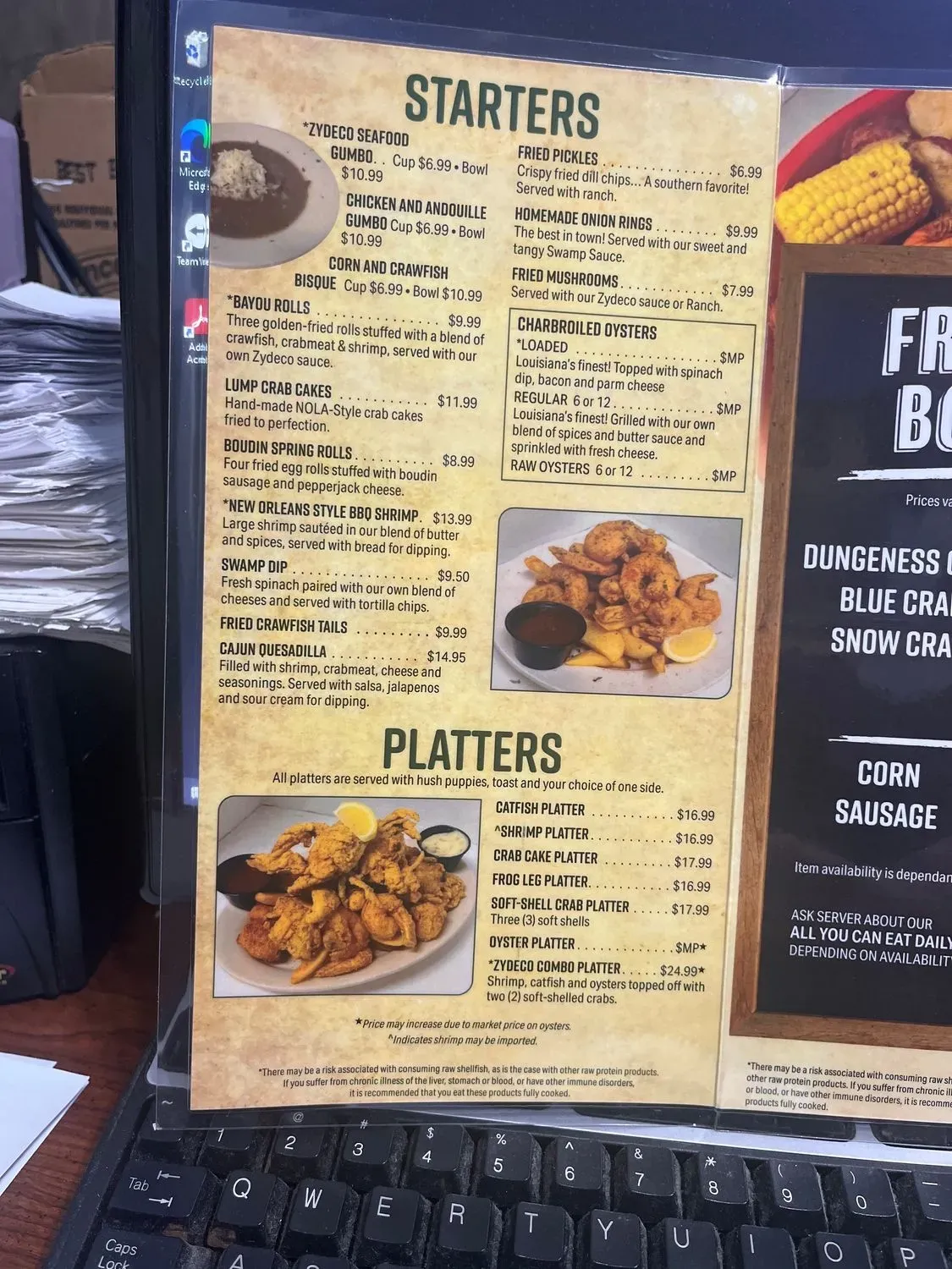 Menu 4