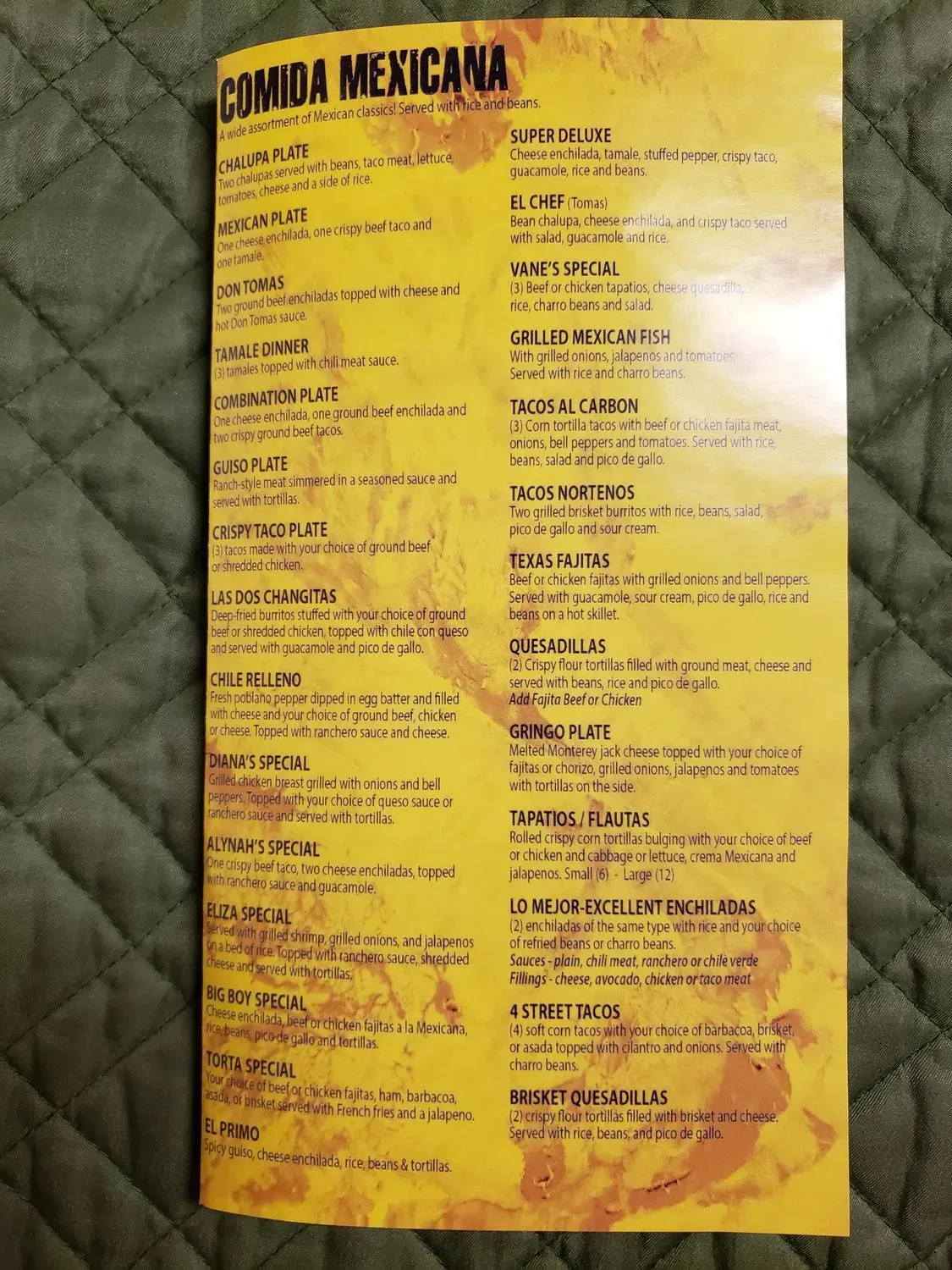 Menu 2