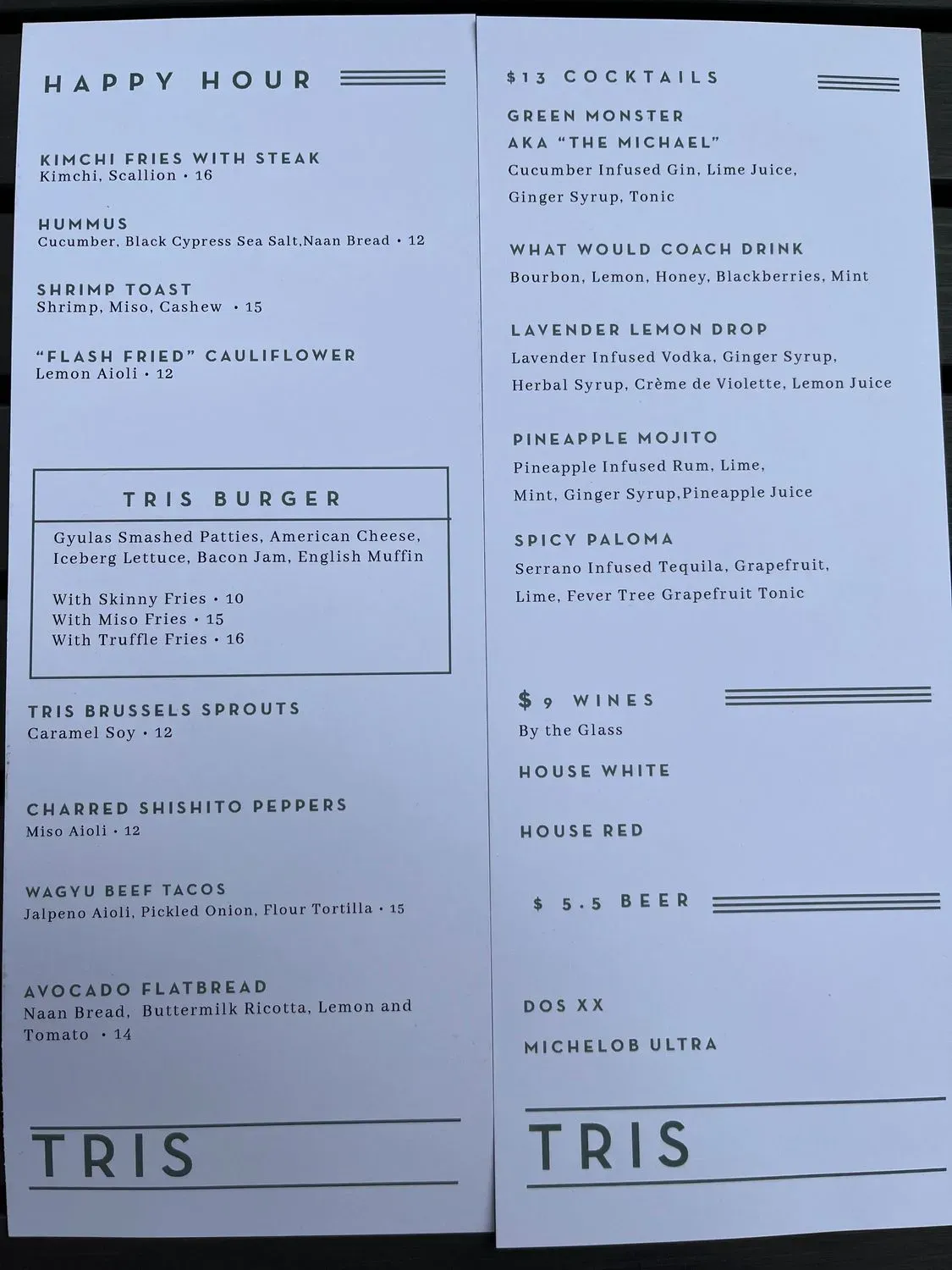 Menu 4