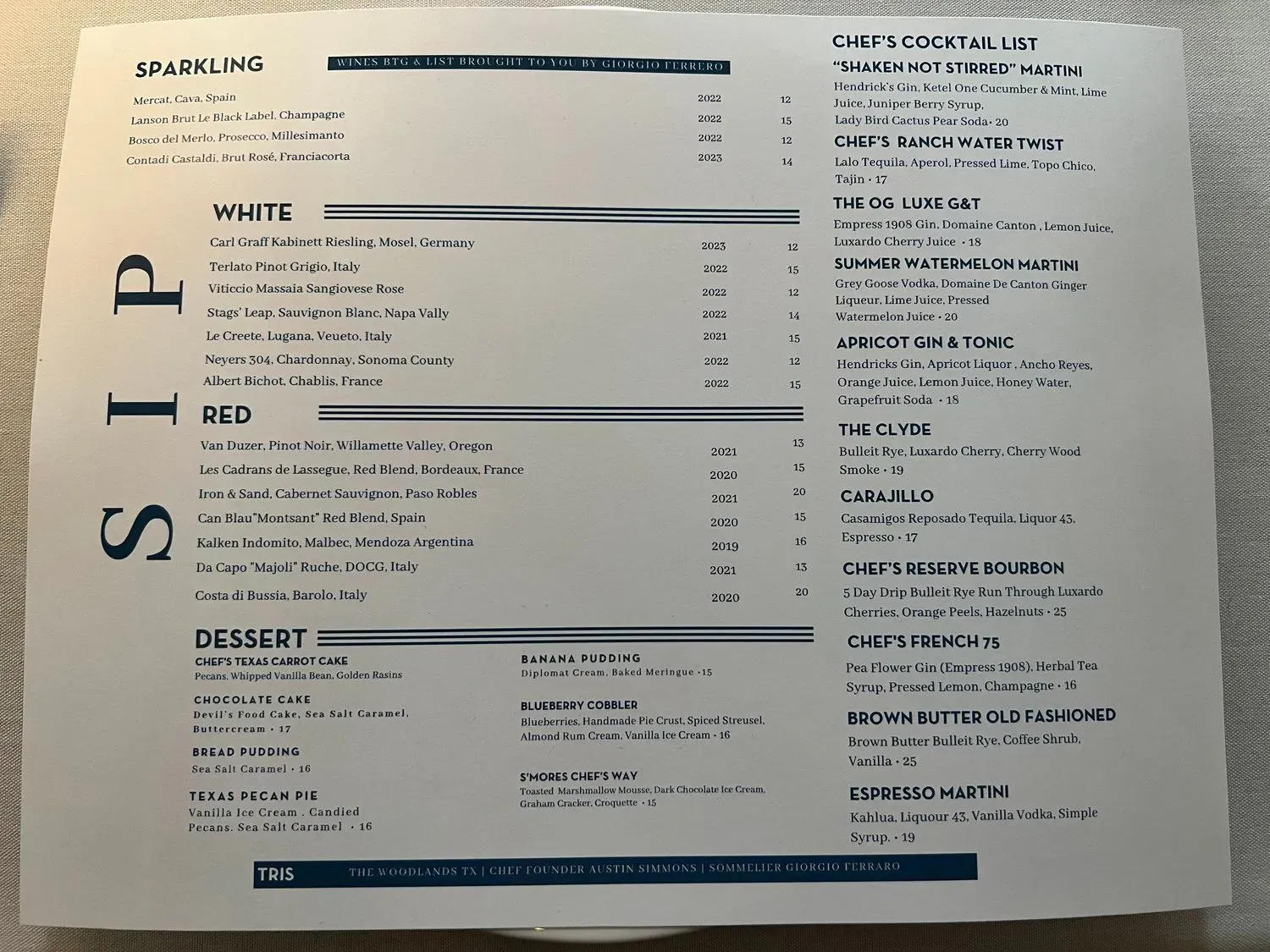 Menu 5