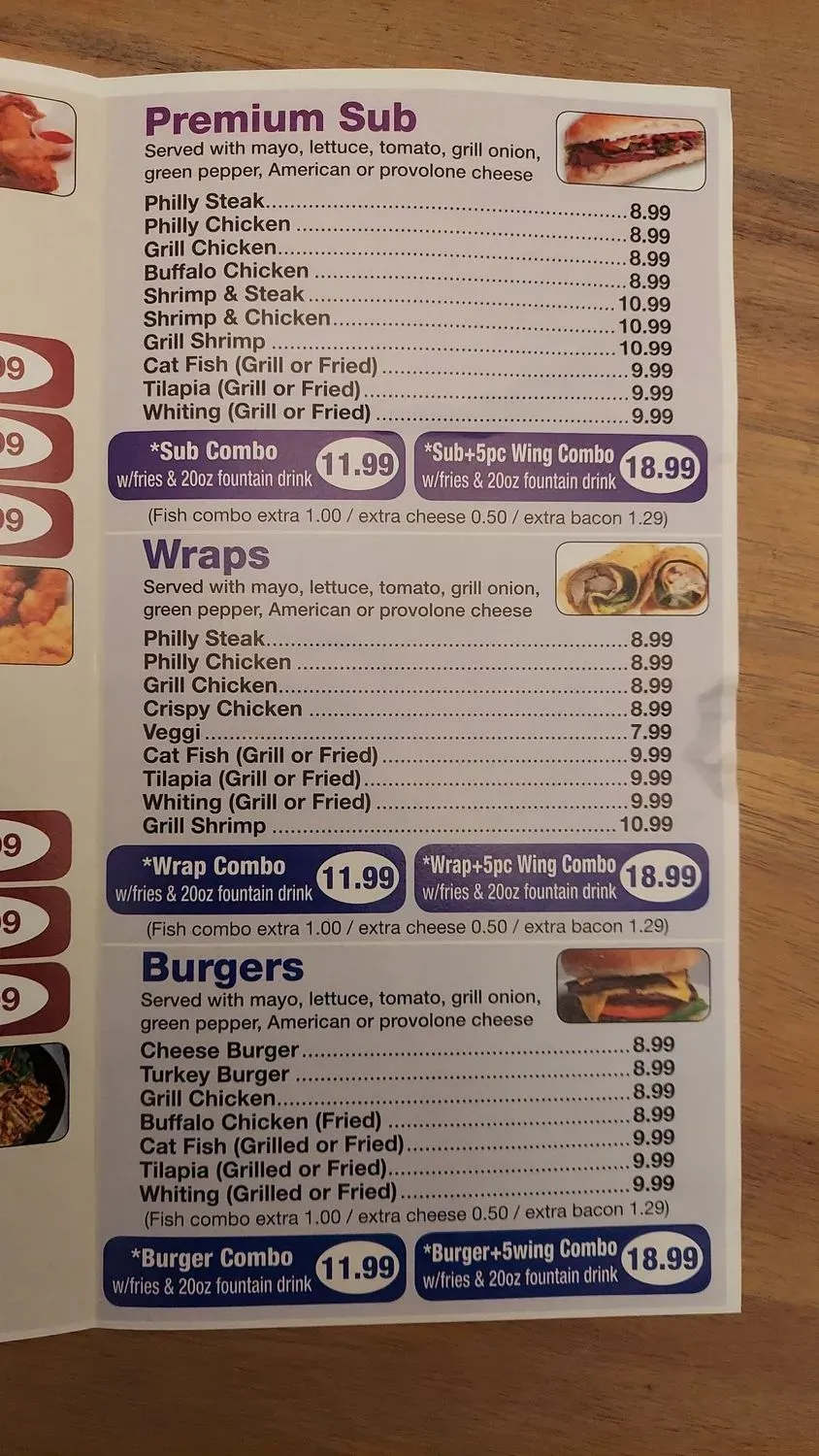 Menu 2