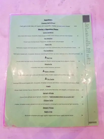 Menu 6