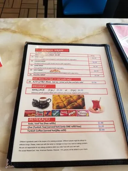 Menu 5