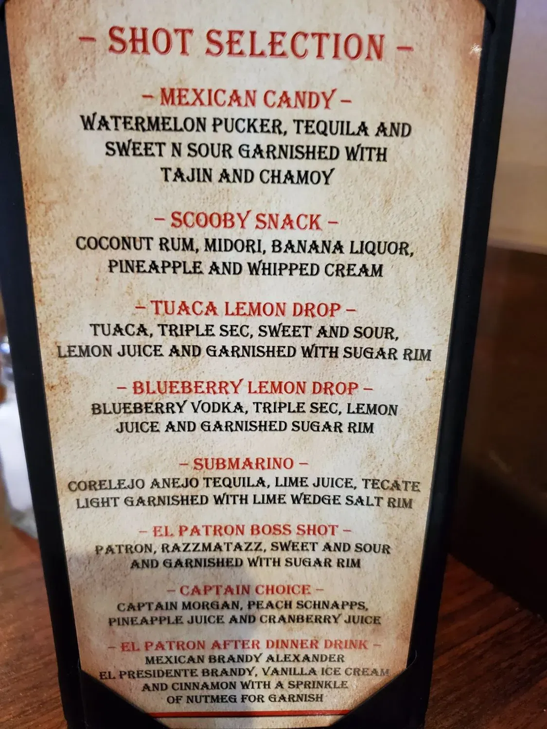 Menu 4